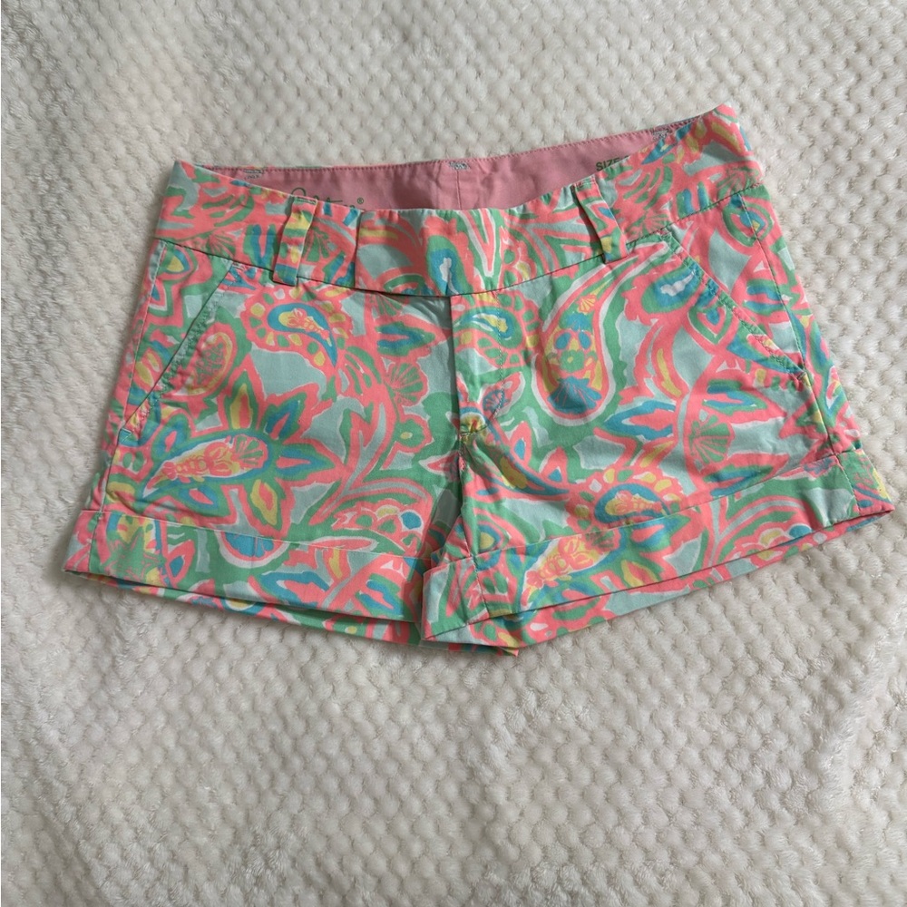 Lilly Pulitzer Make a Splash Barclay Shorts Size 0 C0243